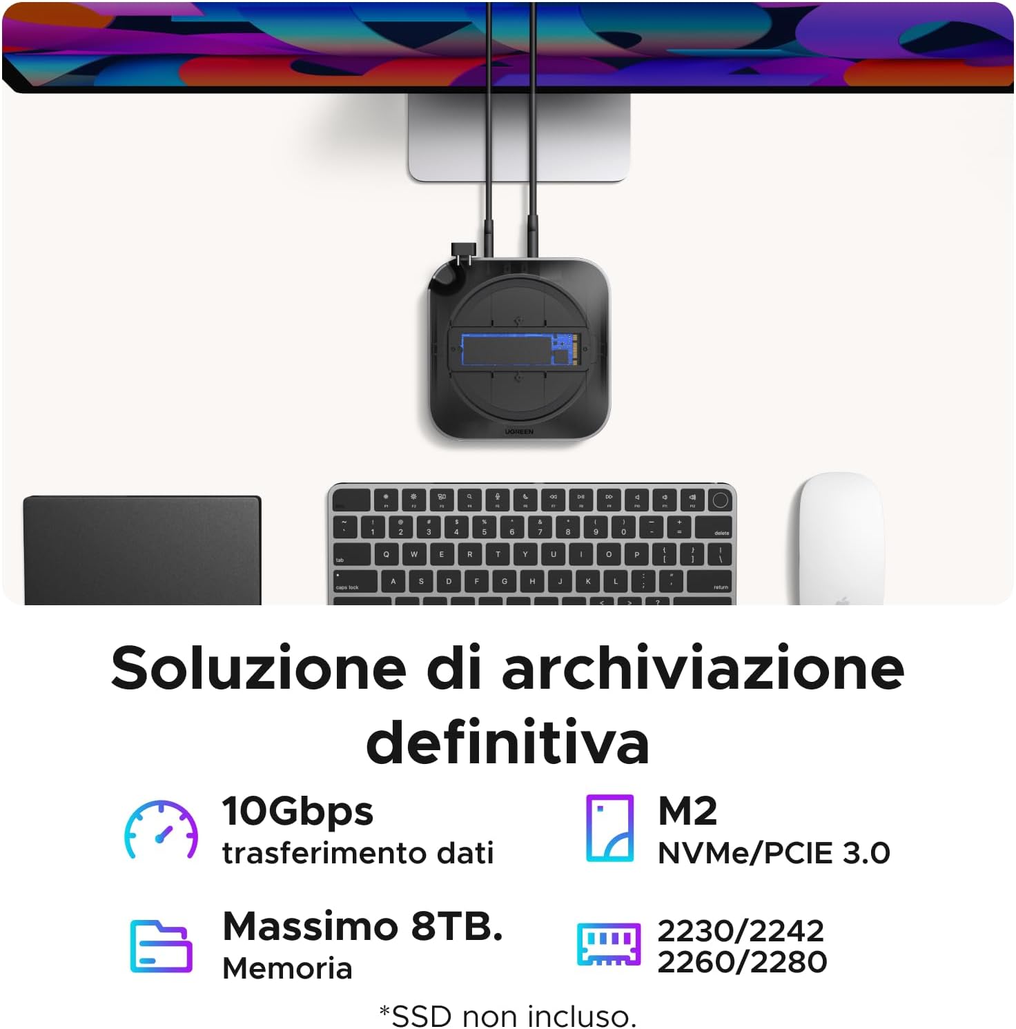 Thumbnail 3 de UGREEN Docking Station Mac Mini M4 Pro