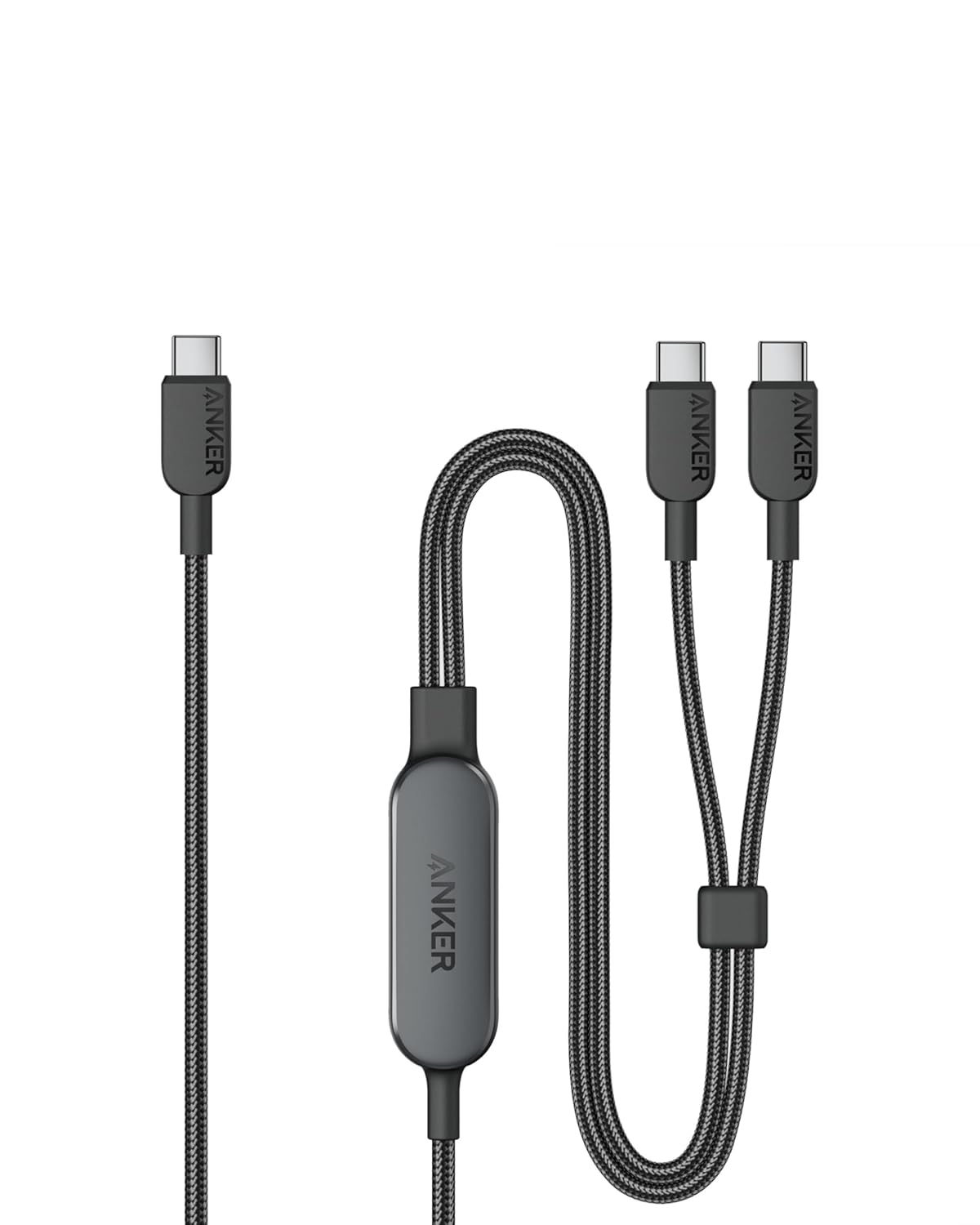Detalle de Anker 2‑in‑1 USB C Kabel 140W 1,8m