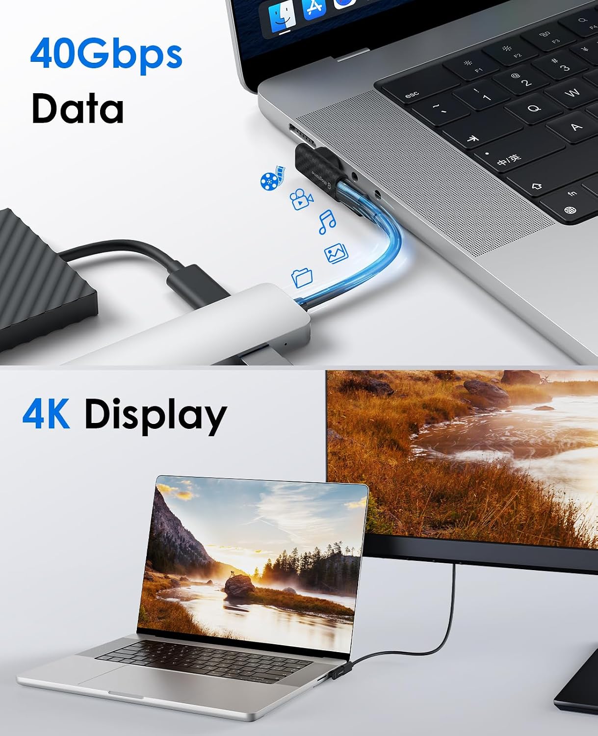 Thumbnail 4 de Magtame adaptateur USB‑C 240W angle droit