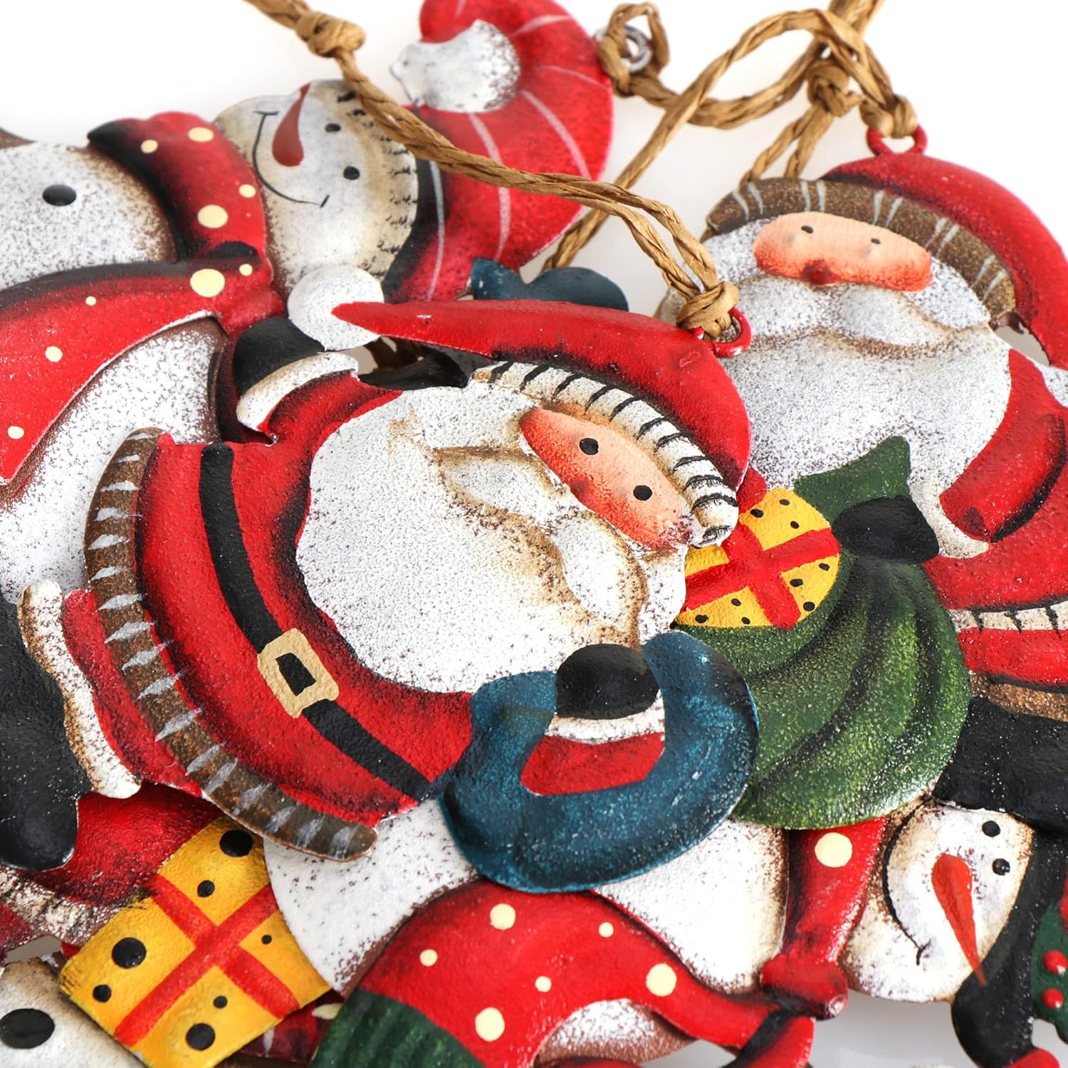 Thumbnail 4 de COM-FOUR® 6X pendentifs métal 🎄