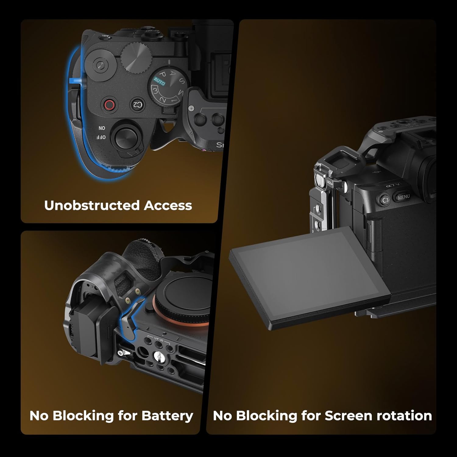 Thumbnail 3 de SmallRig Gabbia per rinoceronti A7 V/A7R V/A7 IV/A7S III/A7R IV: design elegante, protezione e versatilità