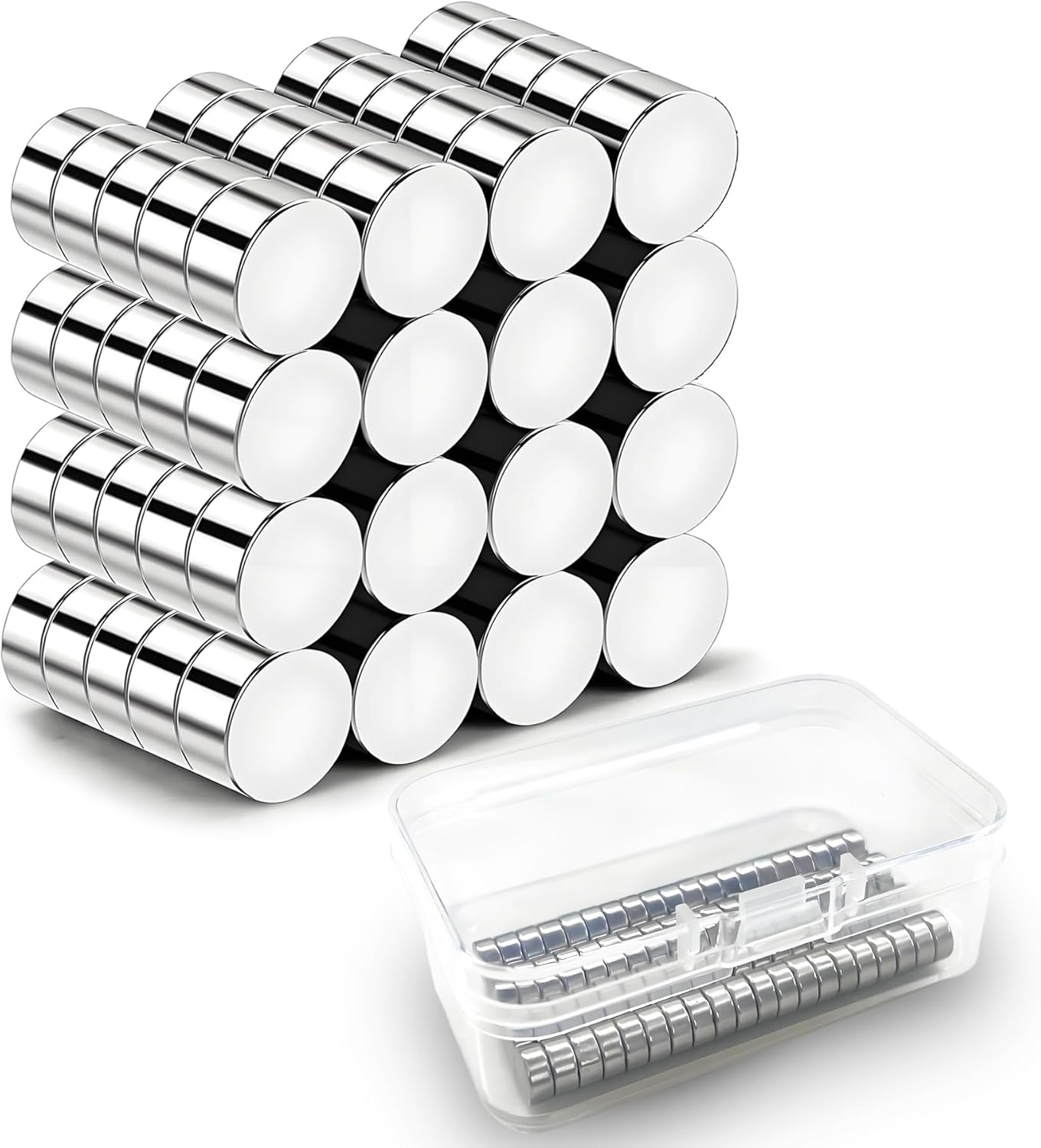 Thumbnail 6 de NXPUXP 80 Pack Round Strong Magnets – 10mm x 3mm Neodymium Magnets with Case