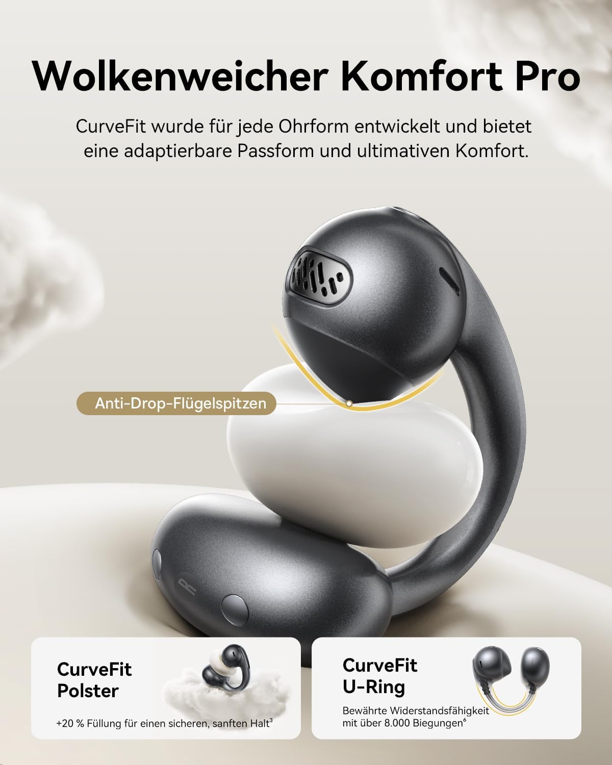 Detalle 2 de Baseus MC1 Pro Open Ear Kopfhörer 40h