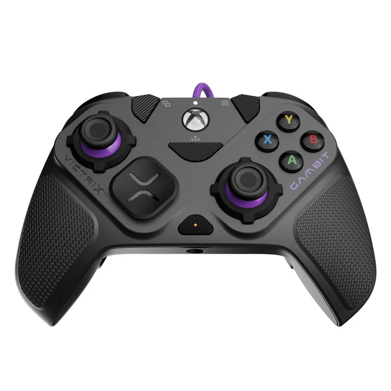 Detalle 2 de Victrix Gambit Dual Core Gamepad Gris de PDP: rendimiento de torneo a tu alcance