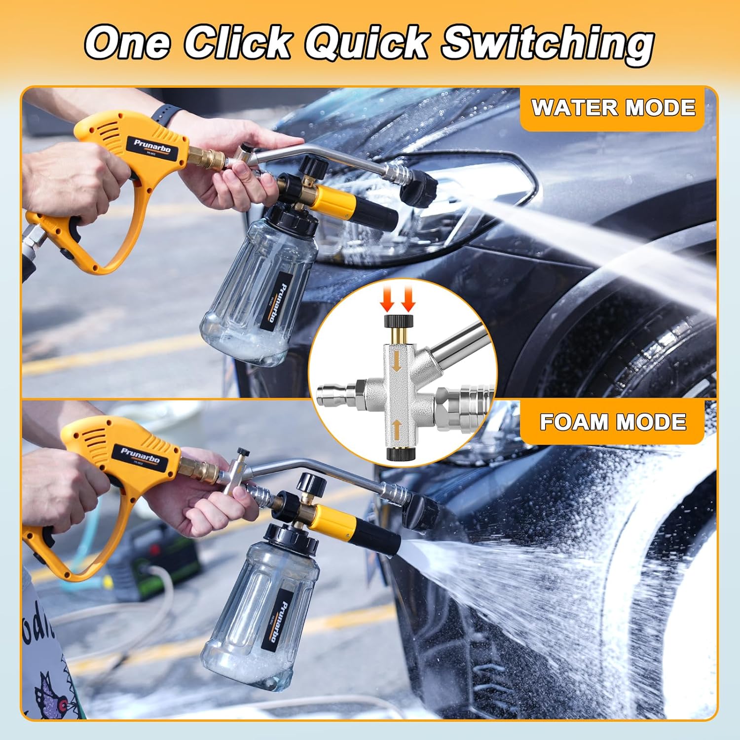 Thumbnail 1 de Prunarbo Foam Cannon Dual Connector