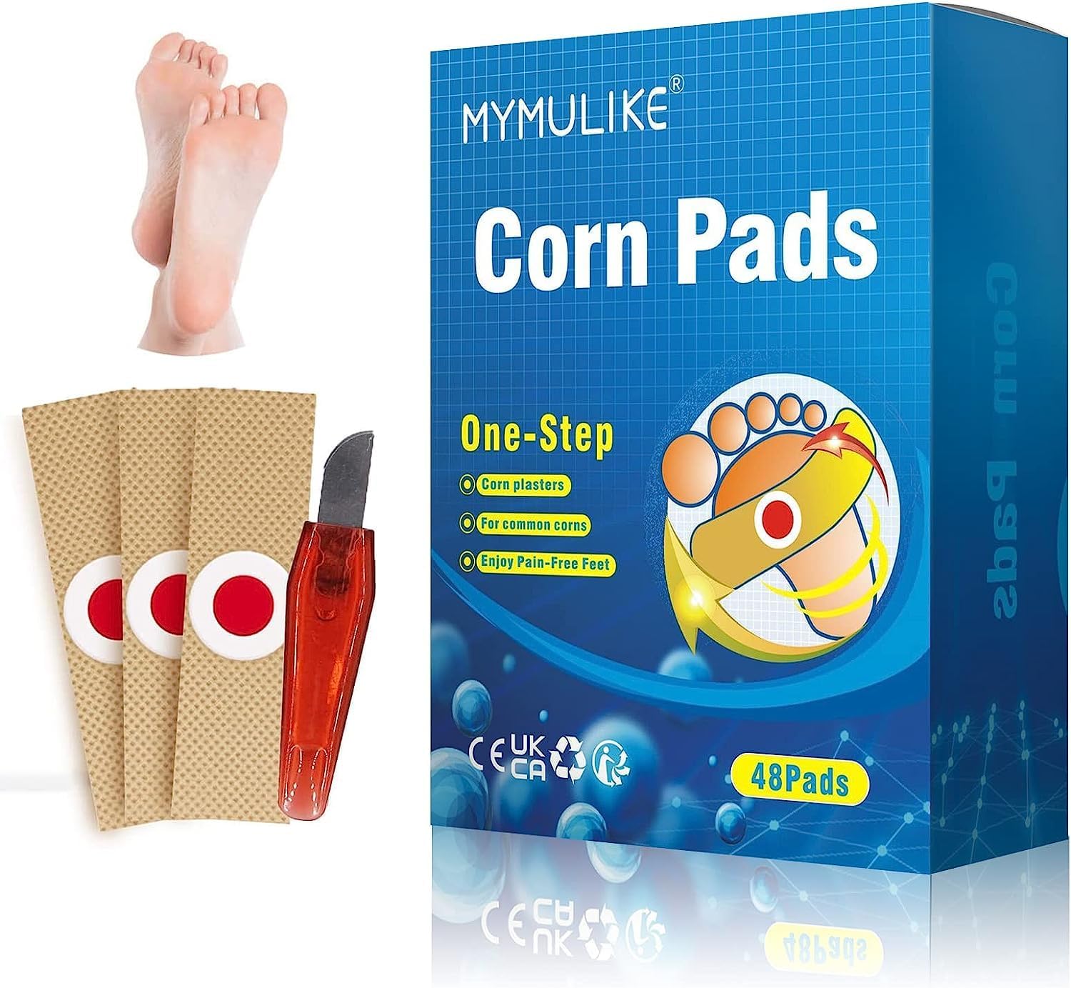 Detalle de MYMULIKE Hühneraugen Pflaster 48er-Pack