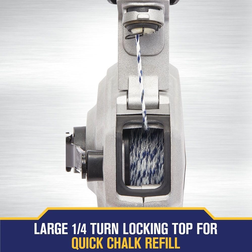 Detalle de IRWIN IWHT48445 Strait-Line Mach 6 Chalk Reel with 6:1 Gear Ratio