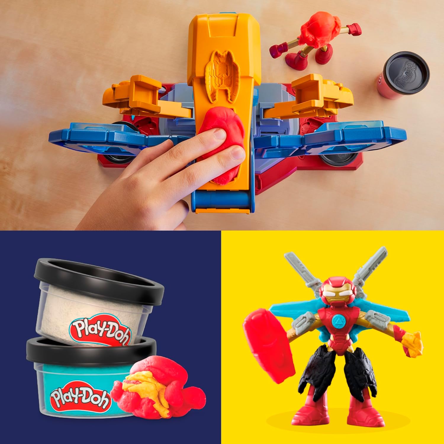 Thumbnail 5 de Play-Doh Marvel Iron Man Armor Maker Lab Playset with Lights and Sounds