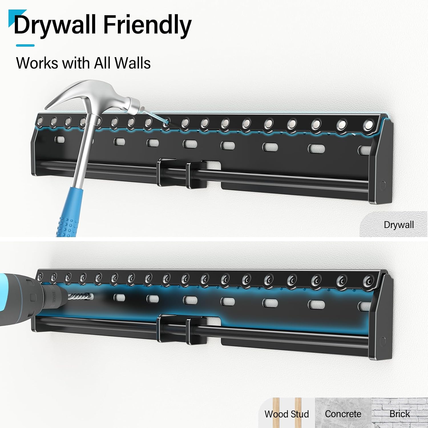 Detalle 1 de Supcline No Stud TV Wall Mount for 26-65" TVs