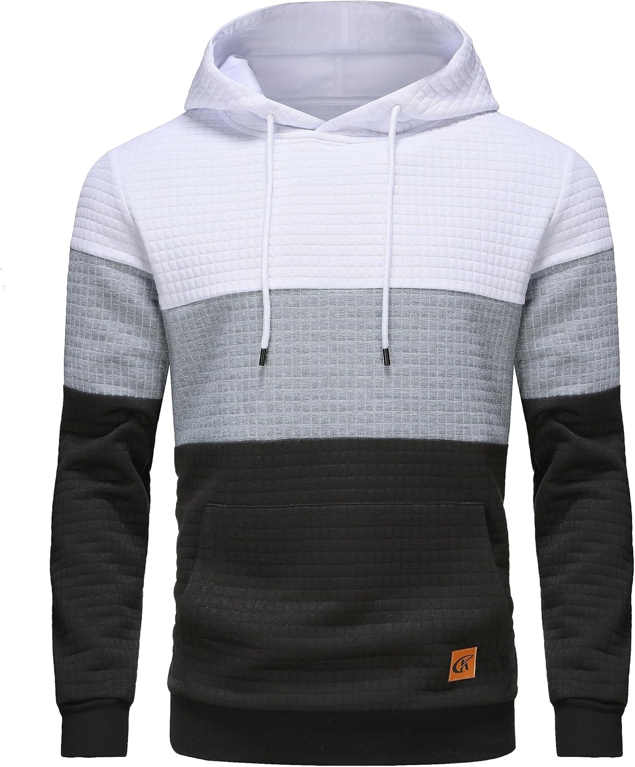Detalle de YuKaiChen Patchwork Hoodie Herren