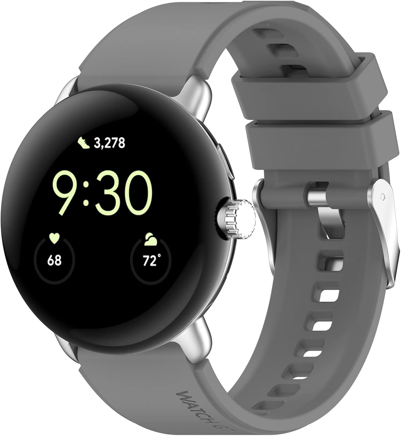 Detalle de LOKEKE 20mm Silicone Replacement Band for Google Pixel Watch