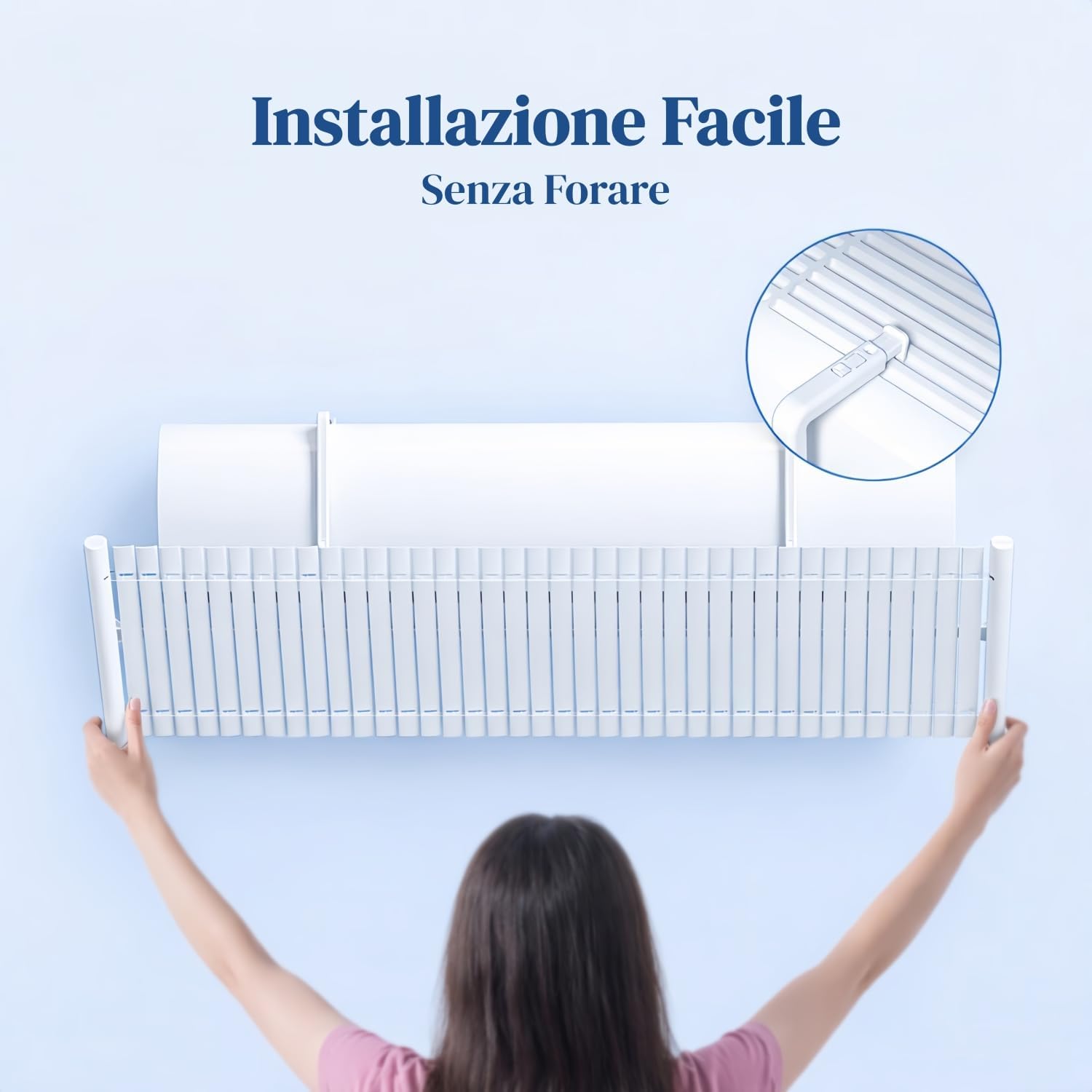 Thumbnail 3 de BANJEKT Deflettore Condizionatore: Devia Aria in Alluminio Regolabile, Compatibilità Universale