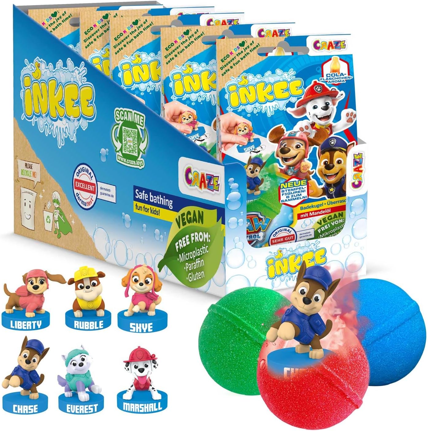 Thumbnail 5 de INKEE PAW PATROL Geschenkbox mit 4 Badebomben