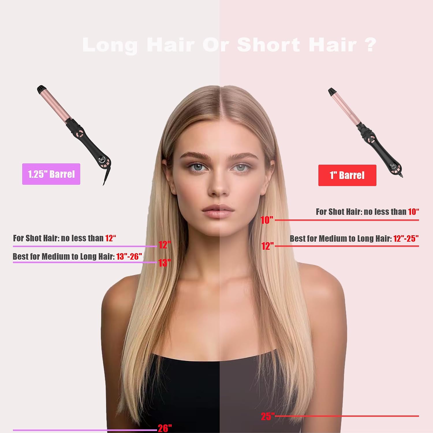 Thumbnail 4 de LANVIER Automatic Rotating Curling Iron, 1-Inch Tourmaline Ceramic Barrel