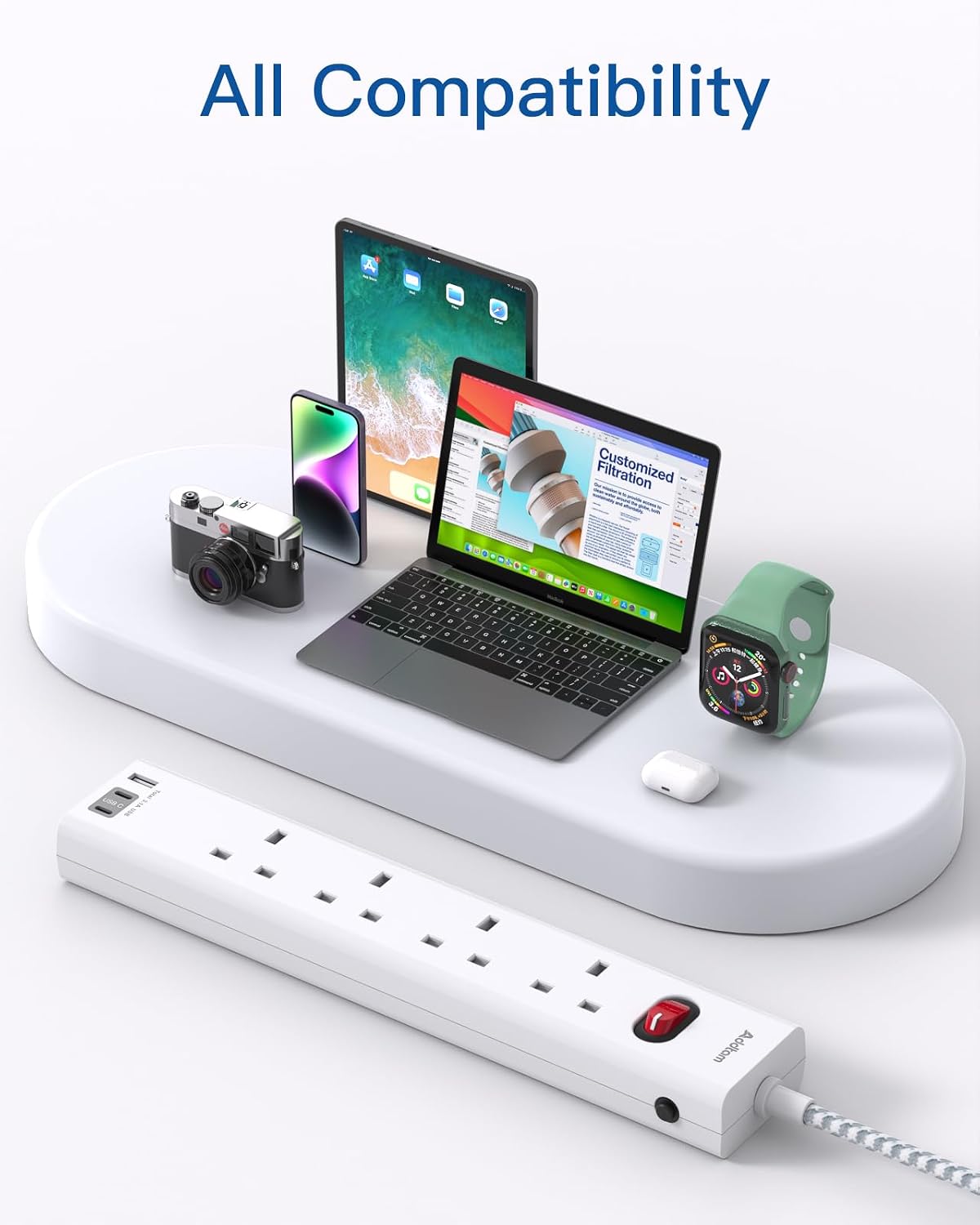 Thumbnail 6 de Extension Lead with 3 USB Slots