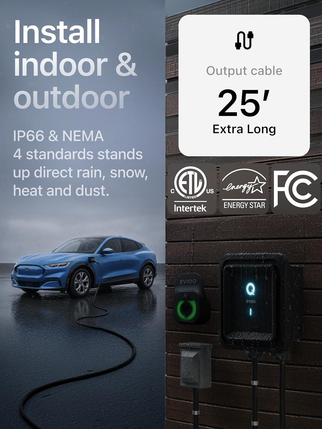 Thumbnail 5 de EVIQO Level 2 EV Charger 48 Amp 240V