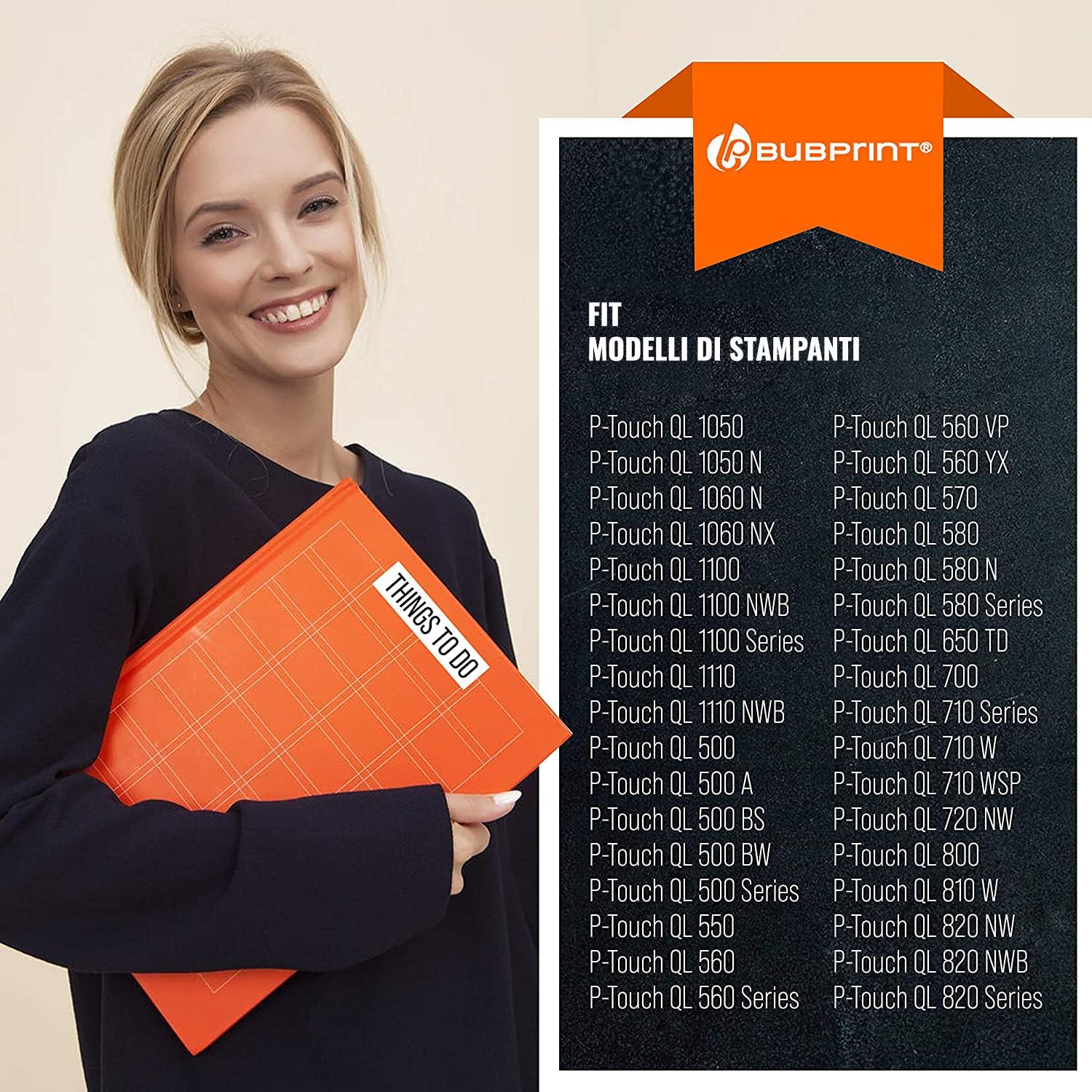 Thumbnail 1 de Bubprint 3 Etichette compatibile per Brother DK-11208 DK 11208 – P-Touch