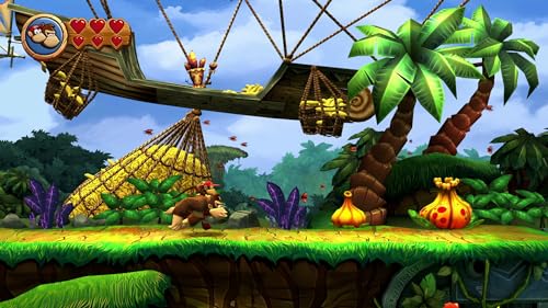 Detalle de Donkey Kong Country Returns HD – Switch: aventura 2D de plataformas para DK y Diddy