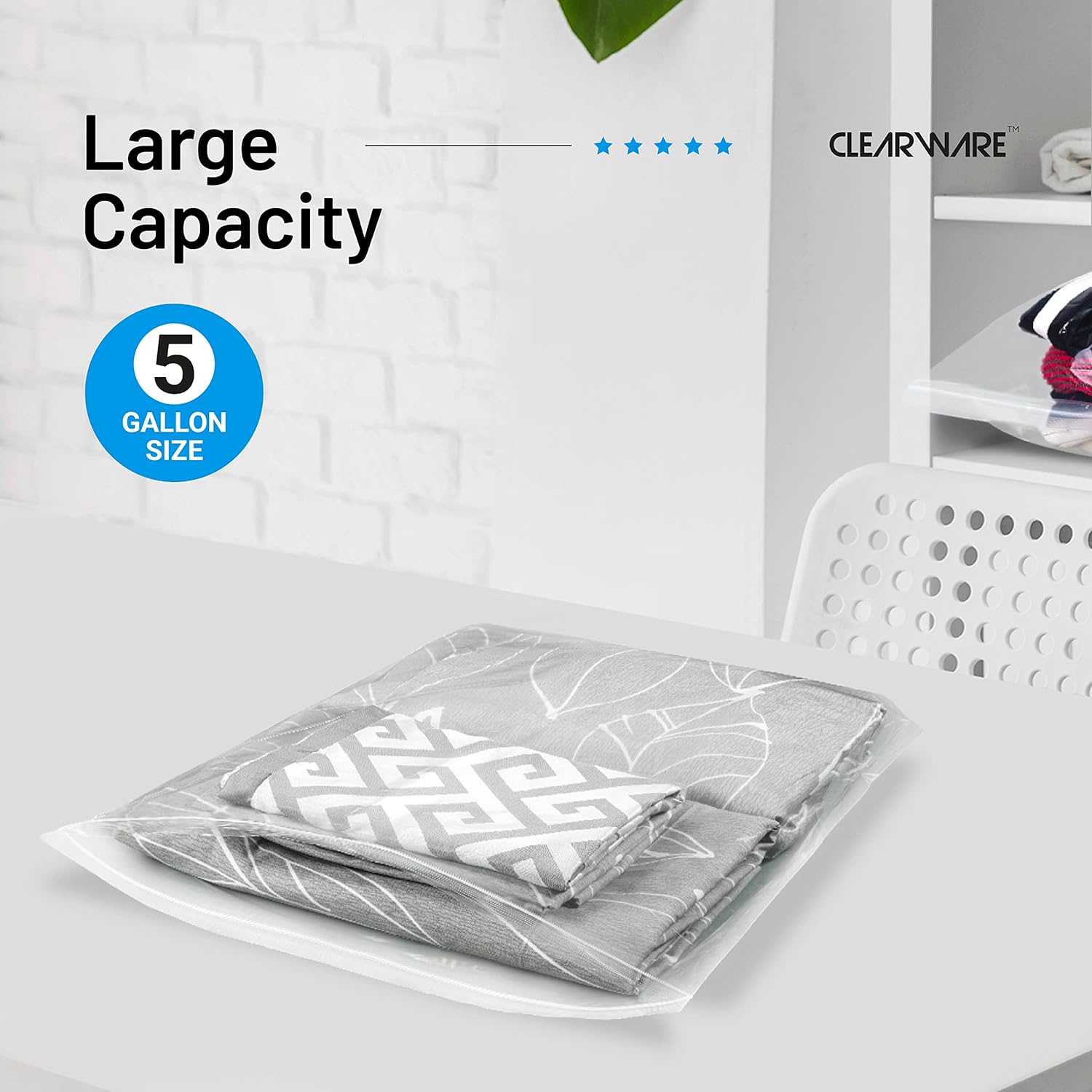 Thumbnail 6 de 5 Gallon Reusable Storage Bags 12-Pack