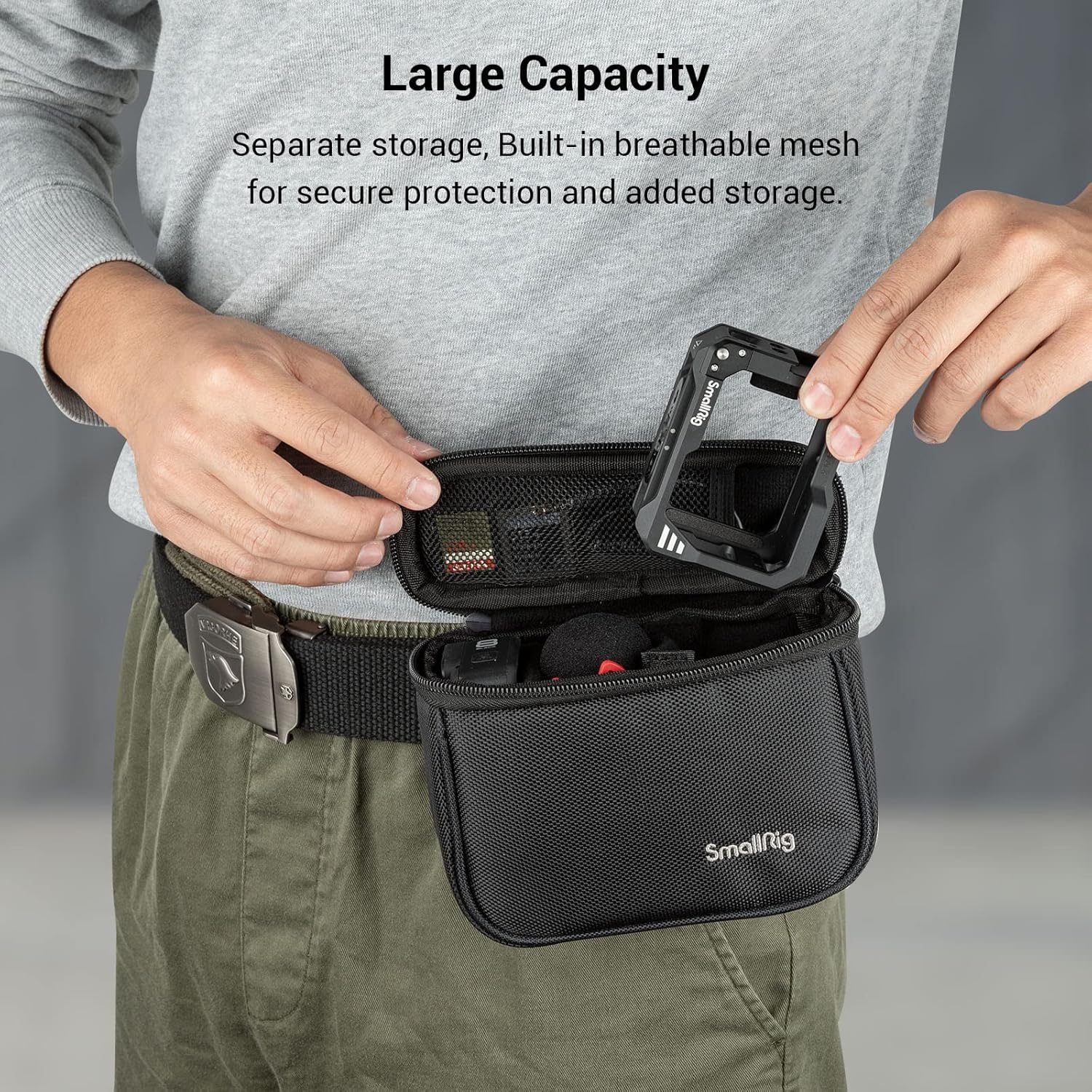 Detalle 2 de SMALLRIG 3704 Borsa per fotocamera 150×110×55 mm