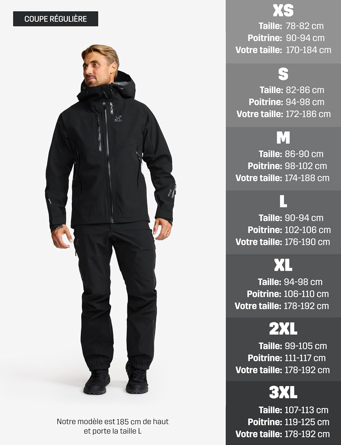 Thumbnail 3 de Veste imperméable RevolutionRace Cyclone 3L Shell Jacket pour homme (Hypershell Pro, RECCO)