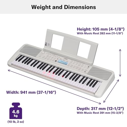 Thumbnail 7 de YAMAHA EZ-310 Clavier Portable Blanc