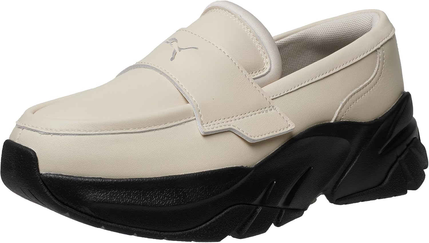 Detalle de PUMA SOPHYR 397730 レディースローファー 合成素材とレザー、EVAミッドソール