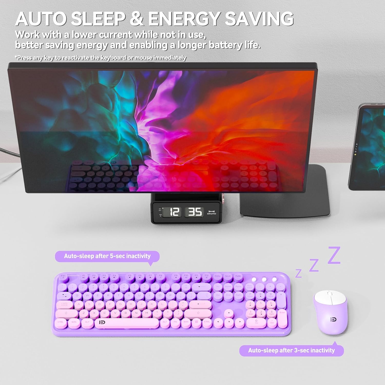 Detalle 2 de FD Wireless Keyboard and Mouse Combo 🖥