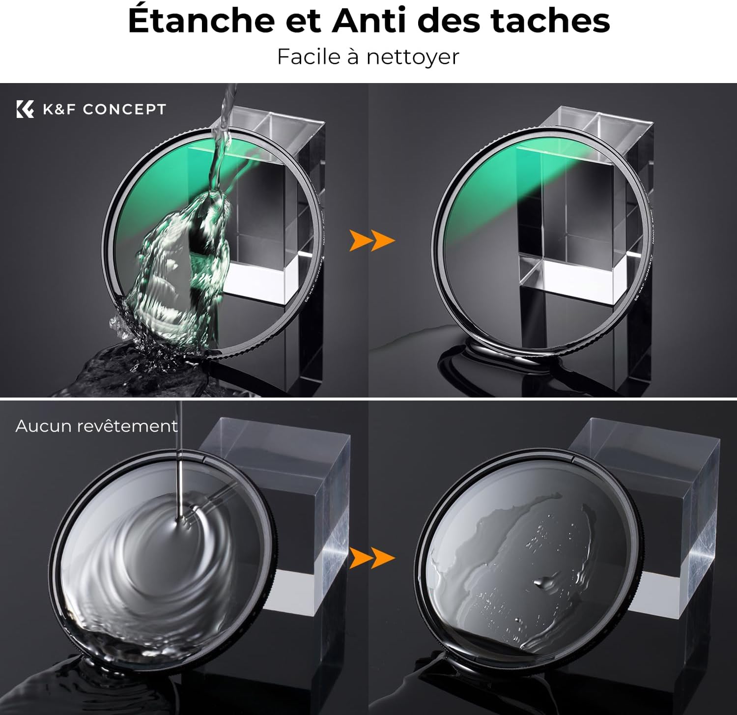 Thumbnail 6 de K&F CONCEPT Ø49mm Filtre UV ultra-faible réflection HD Nano-X MRC — protection et transmission élevée