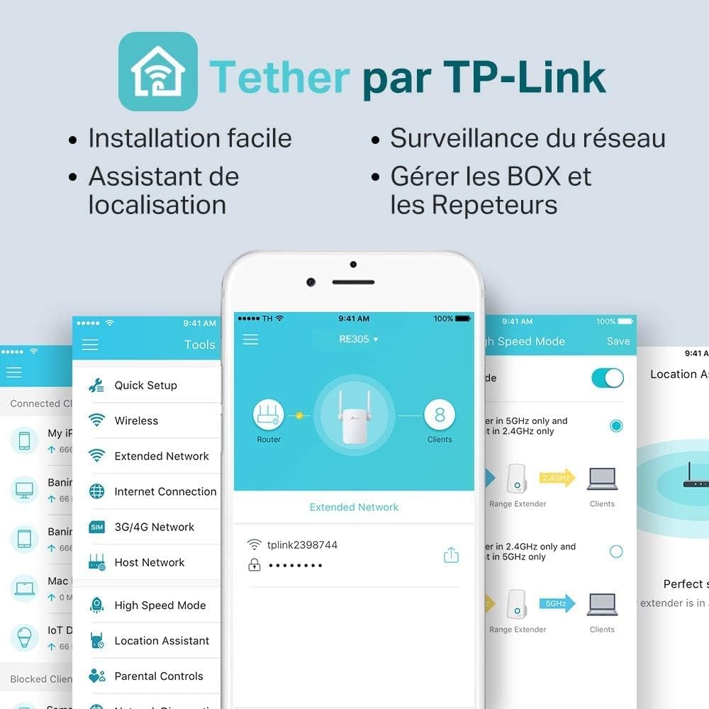 Thumbnail 6 de TP-Link RE305 : répéteur WiFi double bande AC1200 avec port Ethernet