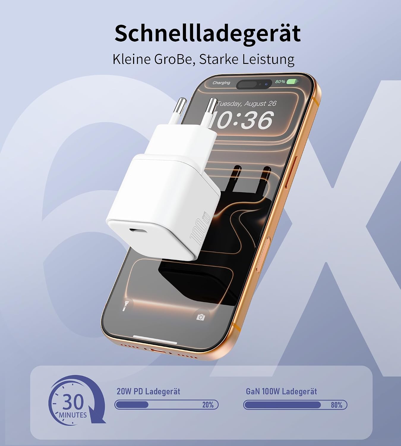 Thumbnail 3 de Mukiya 100W GaN Ladegerät für MacBook