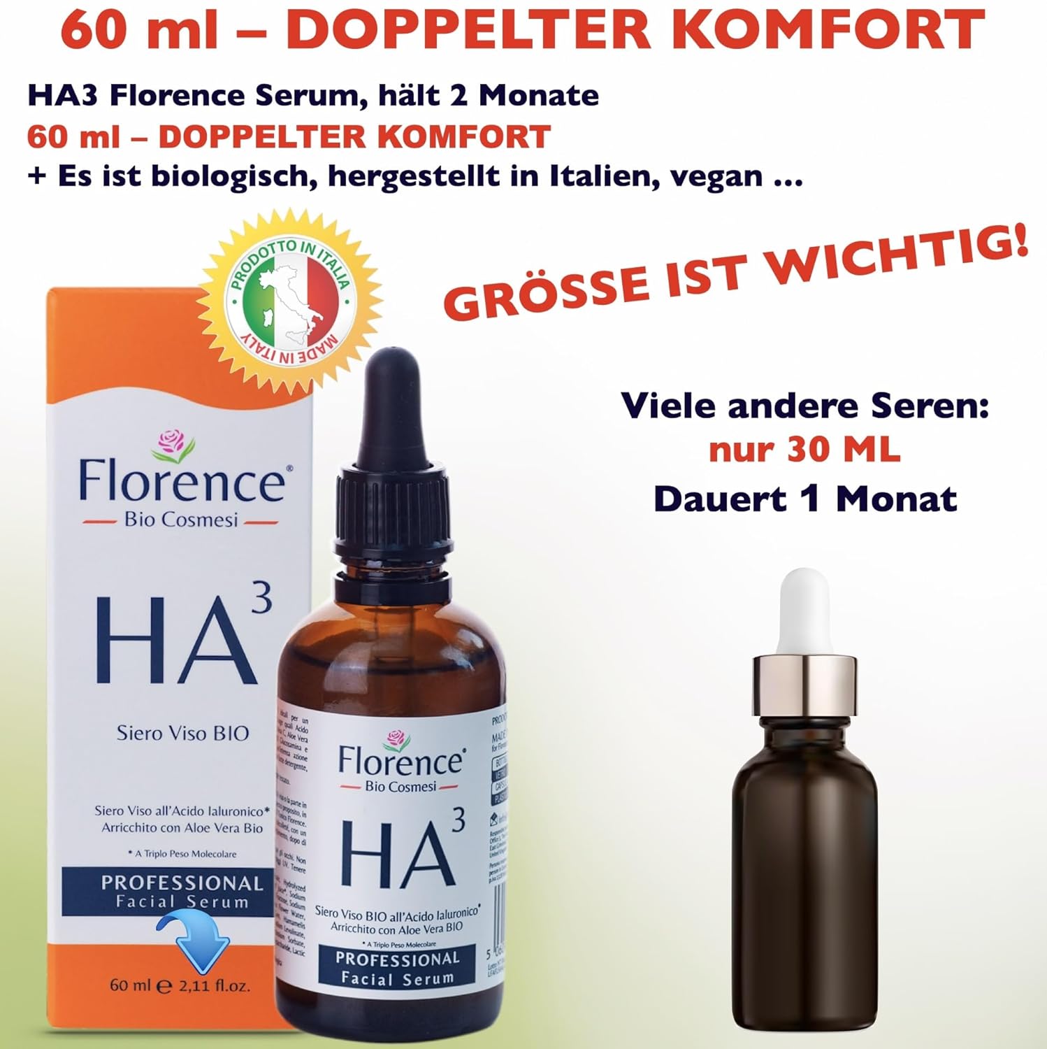 Detalle 2 de Bio Hyaluron Serum 60 ml — Anti-Aging Gesichtsserum