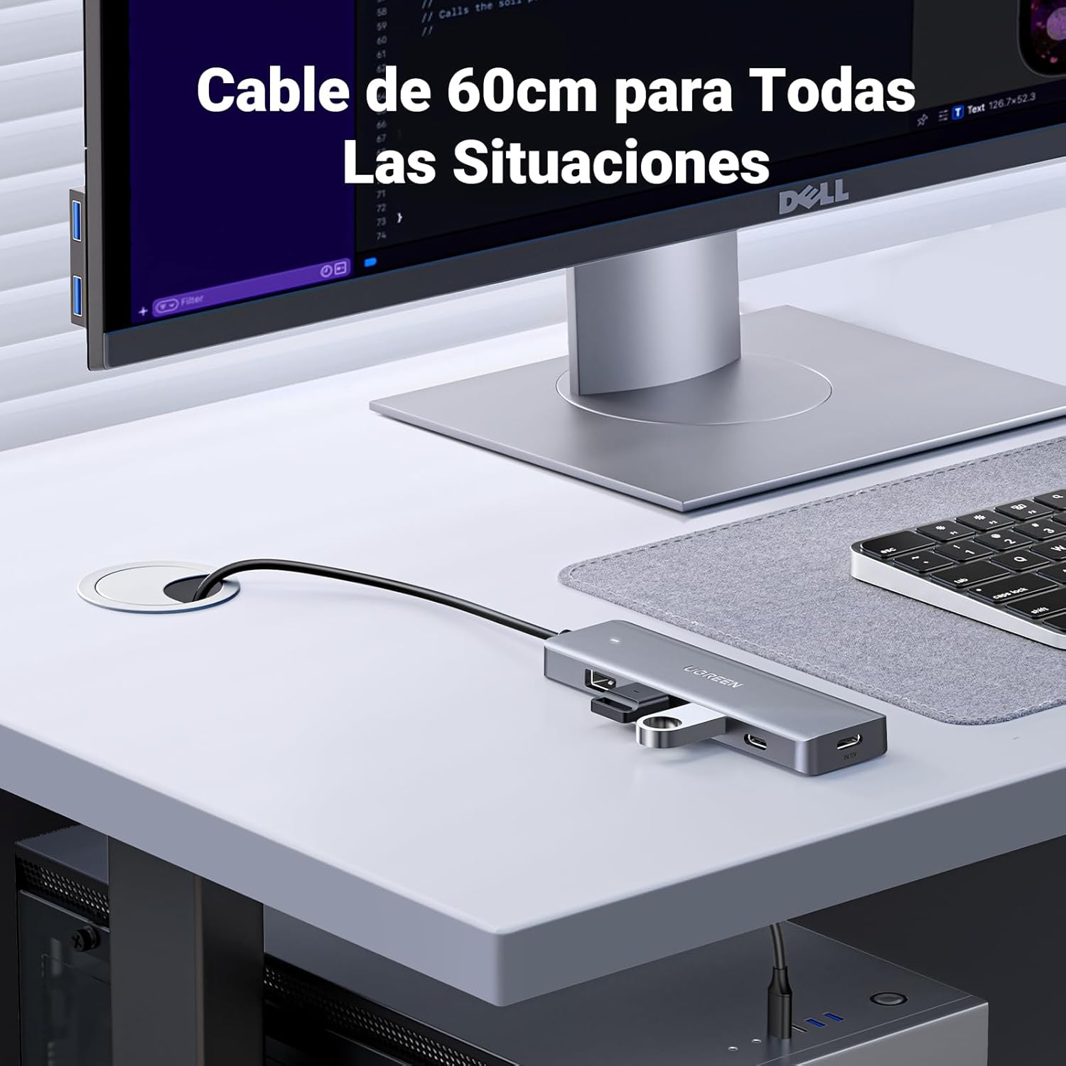Thumbnail 2 de UGREEN Hub USB 3.0 Multipuerto 5Gbps para PC y Consolas ⚡