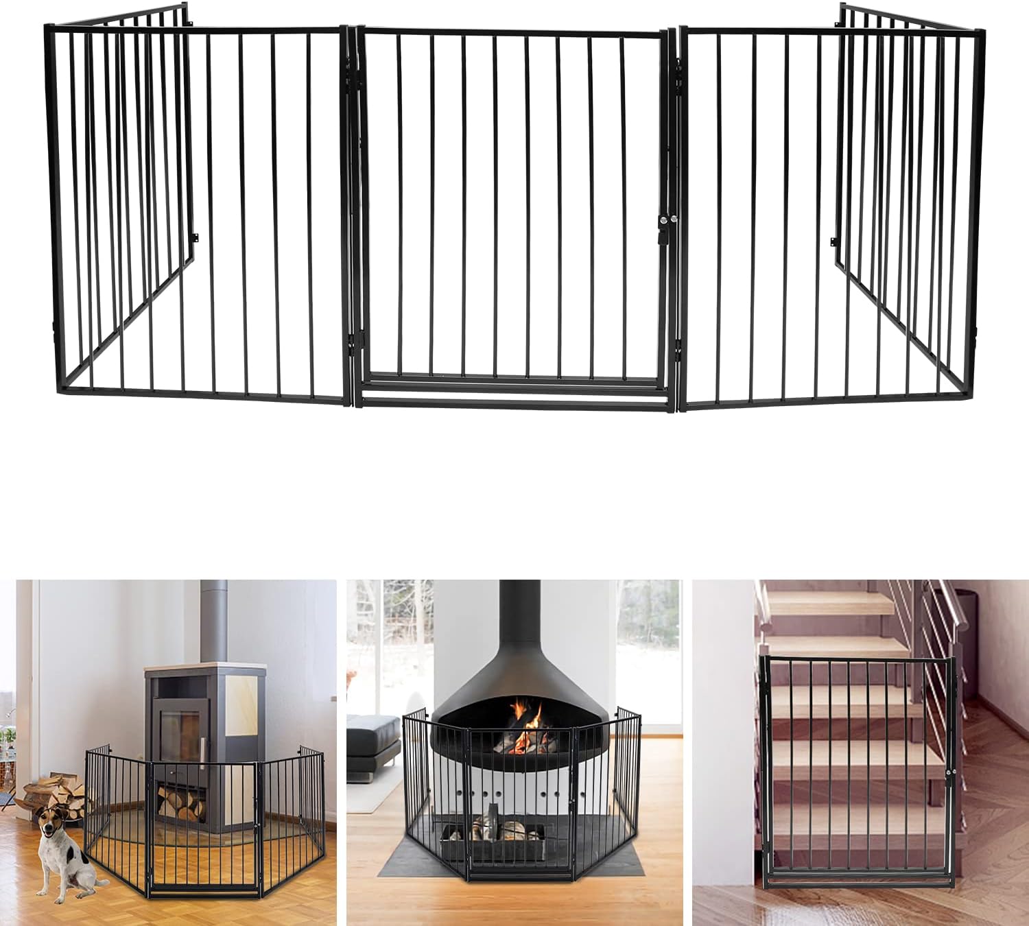 Detalle 2 de Sonnewelt Cancello per bambini e animali 304 cm 🚪