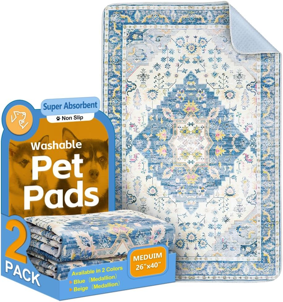 Detalle de Washable Pee Pads 2 Pack 102x67cm