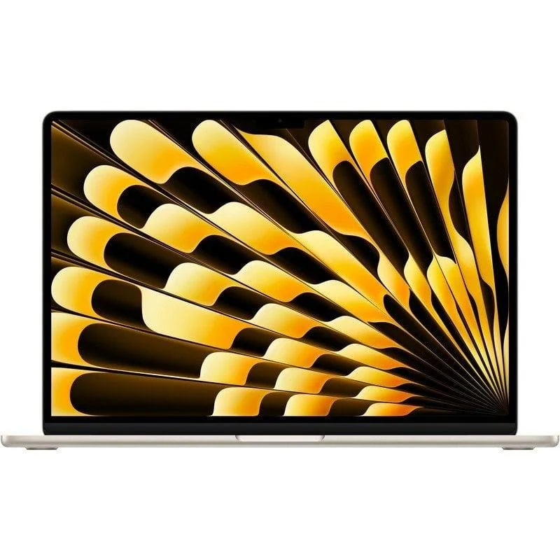 Detalle de Apple MacBook Air 15,3" con M5, 16 GB, 512 GB SSD y GPU de 10 núcleos – Blanco Estrella