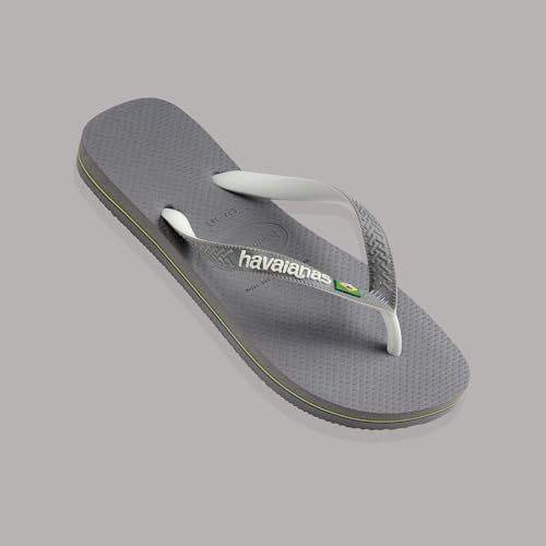 Thumbnail 4 de Havaianas Brasil Mix Unisex - Adulto FlipFlop Steel Grey/White/White, 37 EU