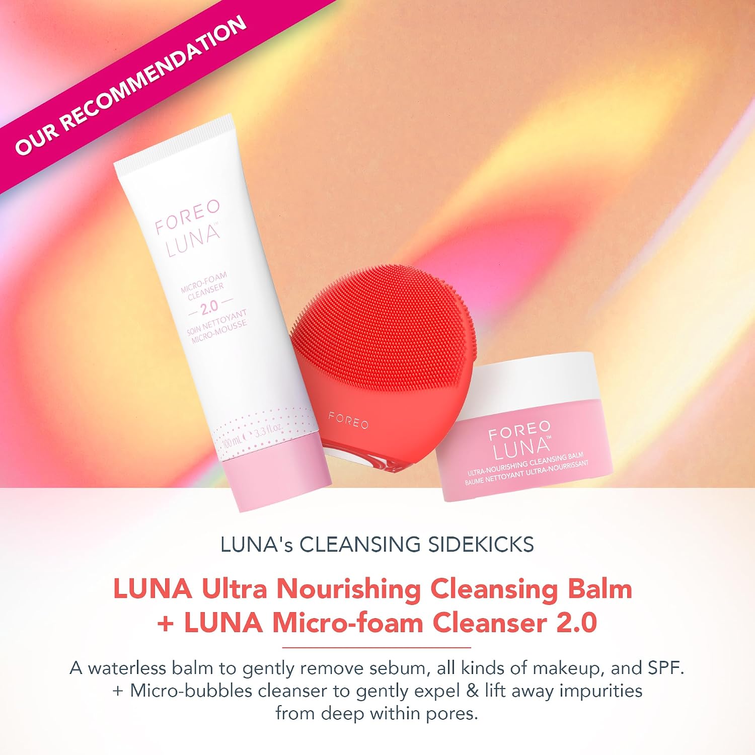 Detalle 2 de FOREO LUNA 4 mini, spazzola viso con 12 intensità