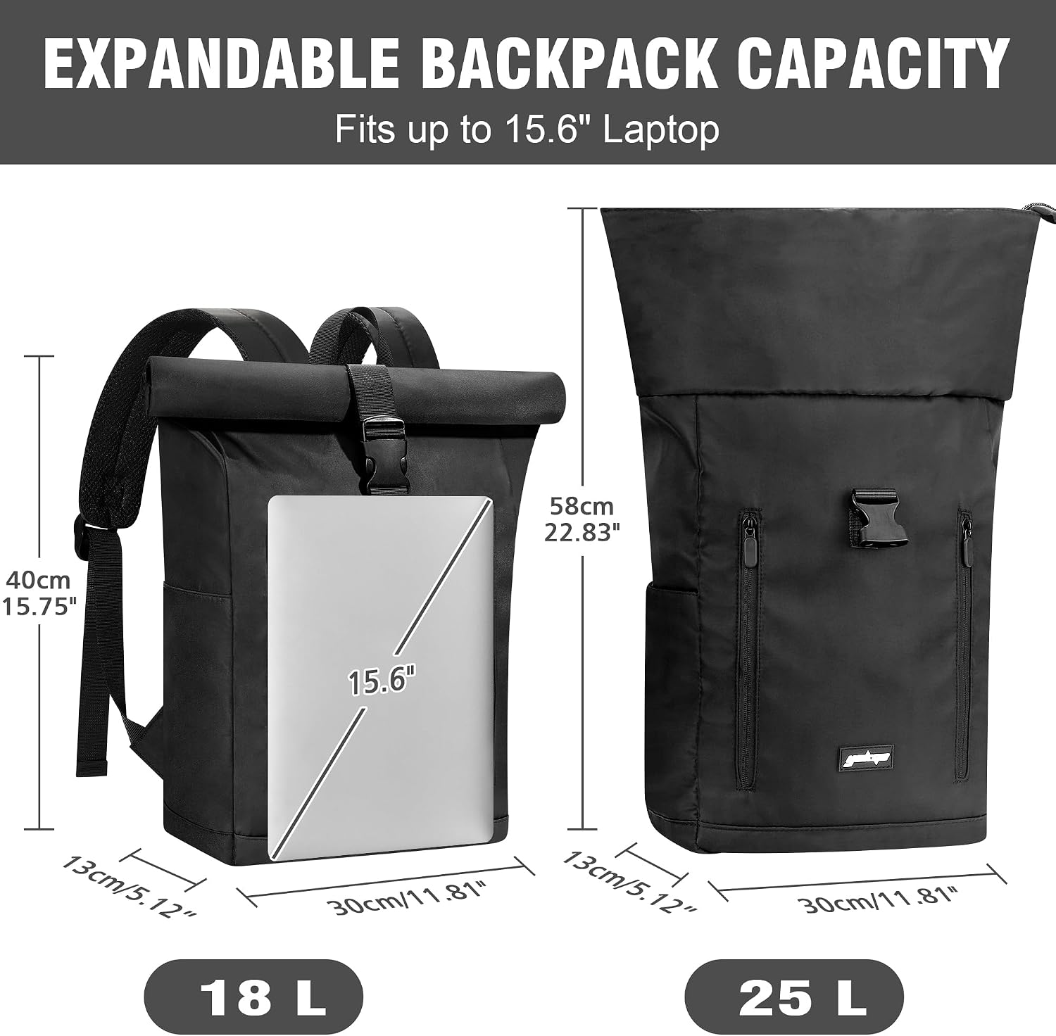 Thumbnail 1 de YOKGO Rolltop Rucksack 25L