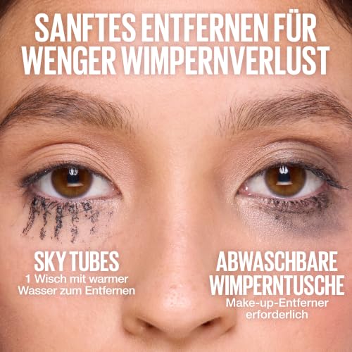 Thumbnail 11 de Maybelline Sky Tubes Mascara – Tubing-Formel für extreme Länge, sanftes Entfernen & Pflege