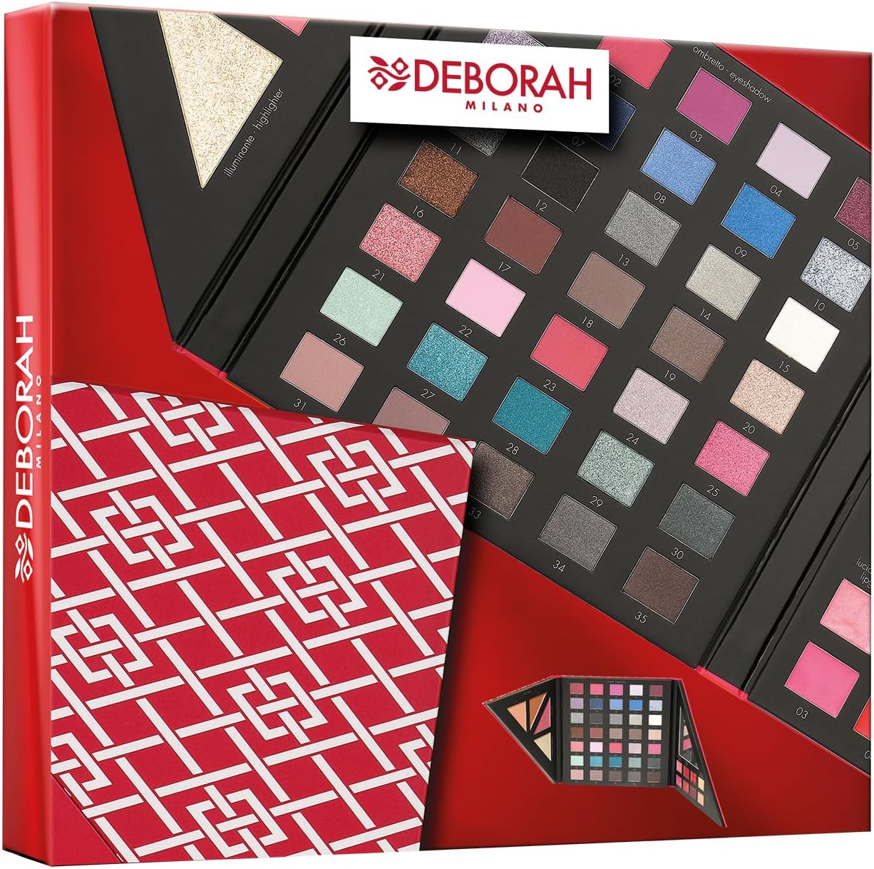 Thumbnail 5 de Deborah Milano Trousse Set Regalo Donna Make Up Beauty Gift n.4 Large: palette, rossetti, gloss e polveri viso per un look modulabile