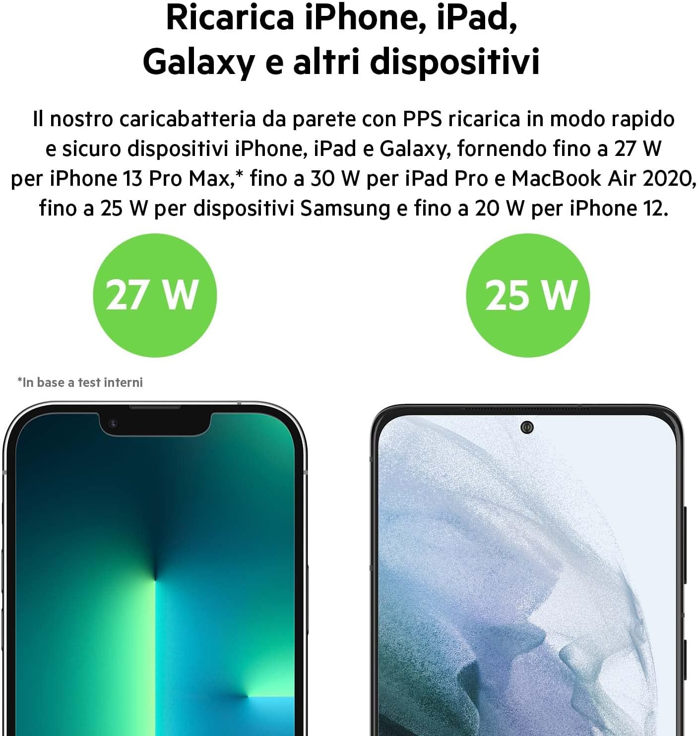 Detalle 2 de Belkin Caricabatterie da parete USB-C PPS 30W