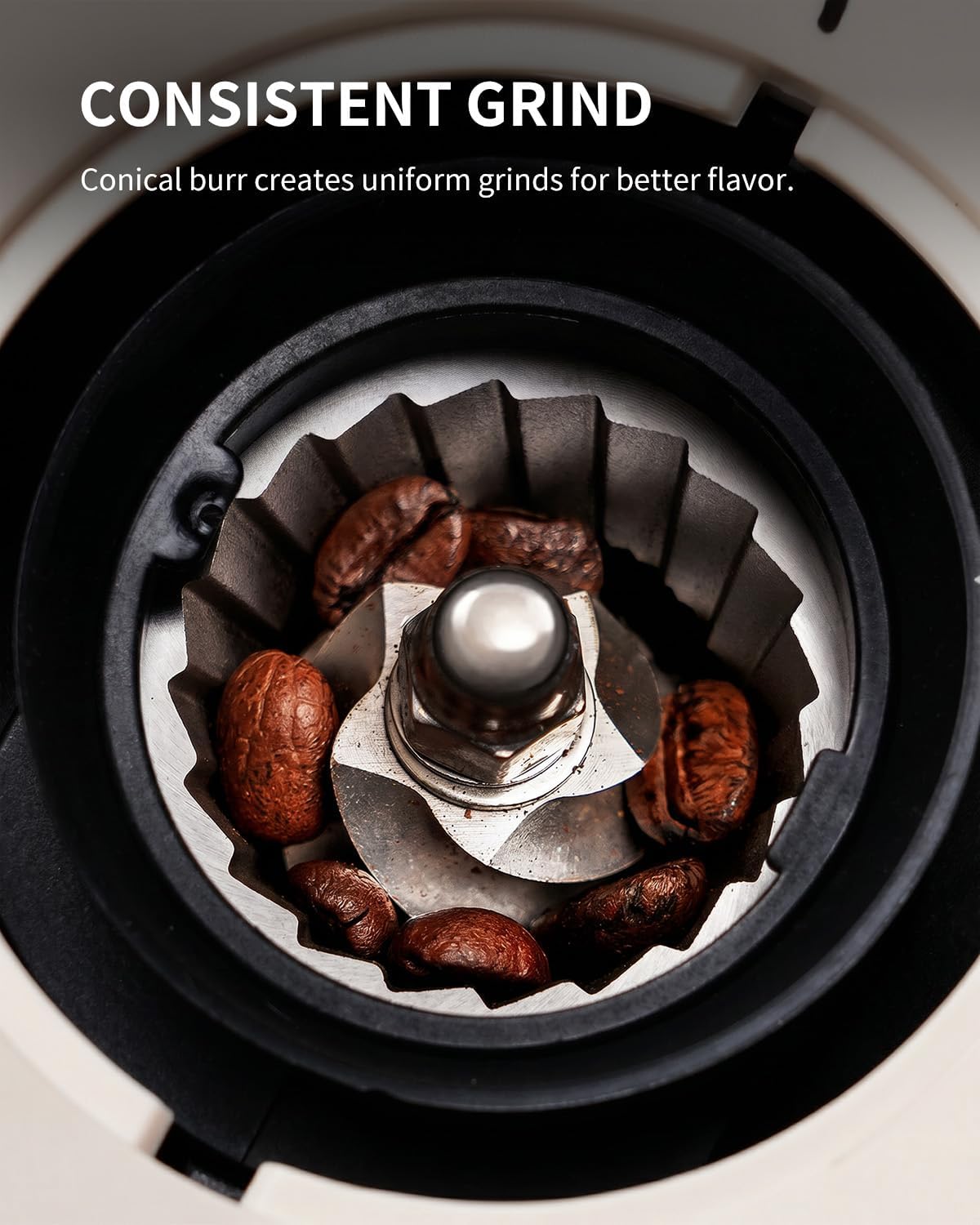 Detalle de KIDISLE Burr Coffee Grinder, 35 Settings