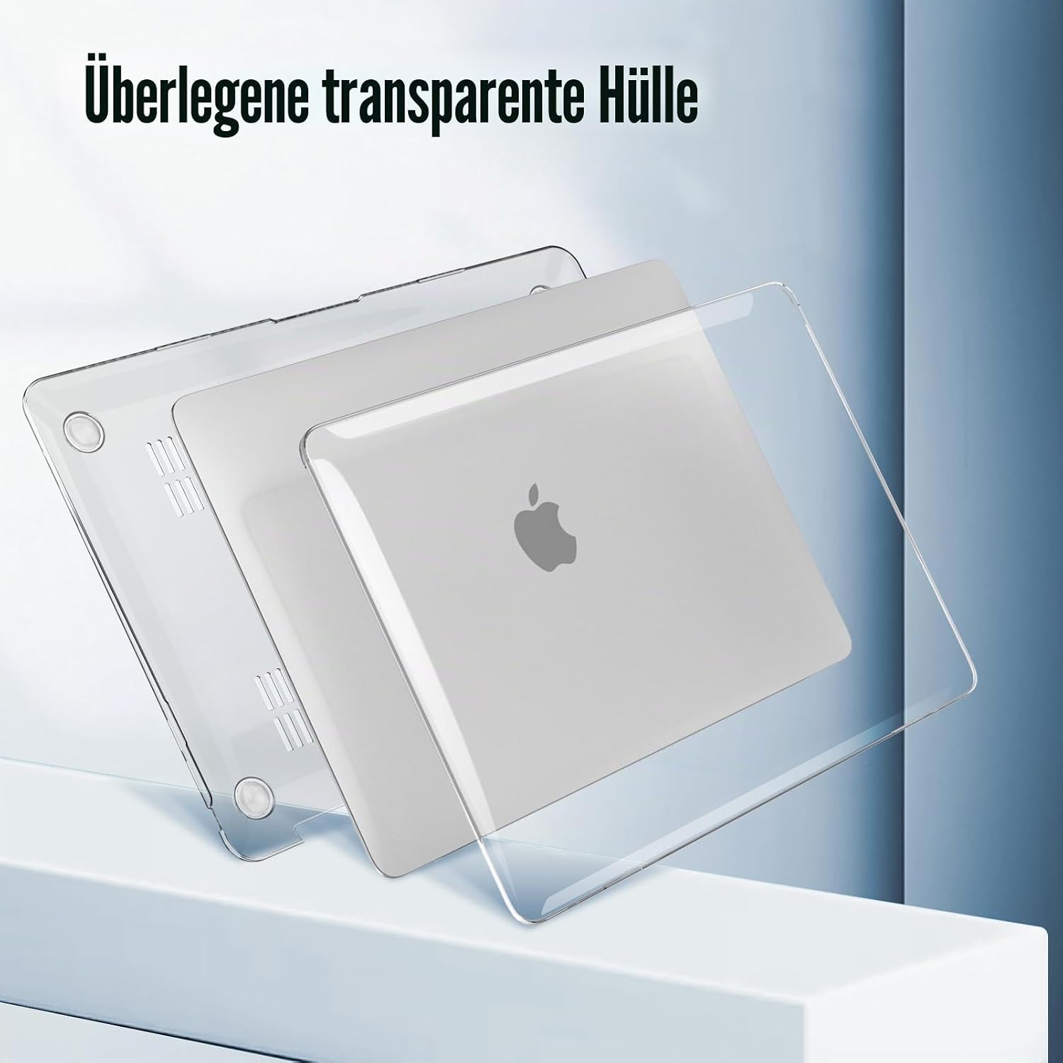 Detalle de Fintie Ultradünne Hartschalen-Hülle für MacBook Air 13 (2018–2020) A2337/A2179/A1932 – transparentes Snap Case
