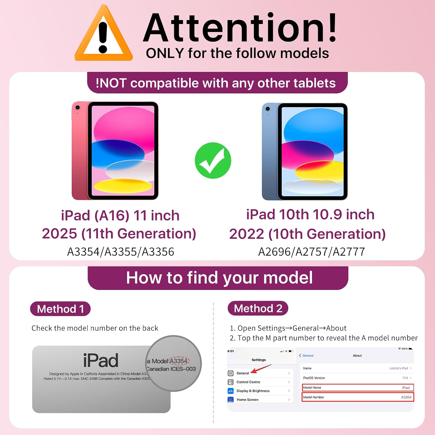 Thumbnail 1 de MoKo Hülle für iPad (A16) 11 Zoll + 10.9 Zoll – Schlank, leicht und mit Stifthalter