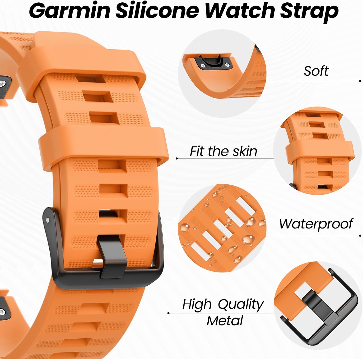 Thumbnail 2 de Tuocal 22mm QuickFit Strap for Garmin Fenix Series and More