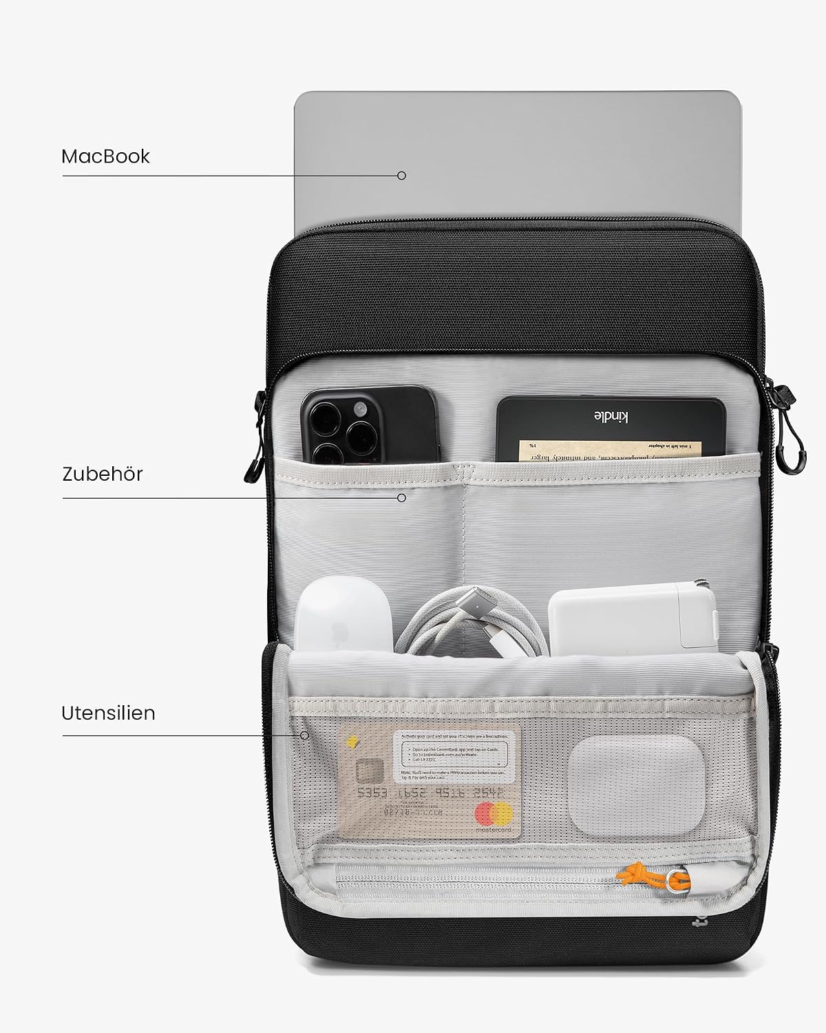 Thumbnail 1 de tomtoc 360° Laptoptasche 15 Zoll MacBook Air