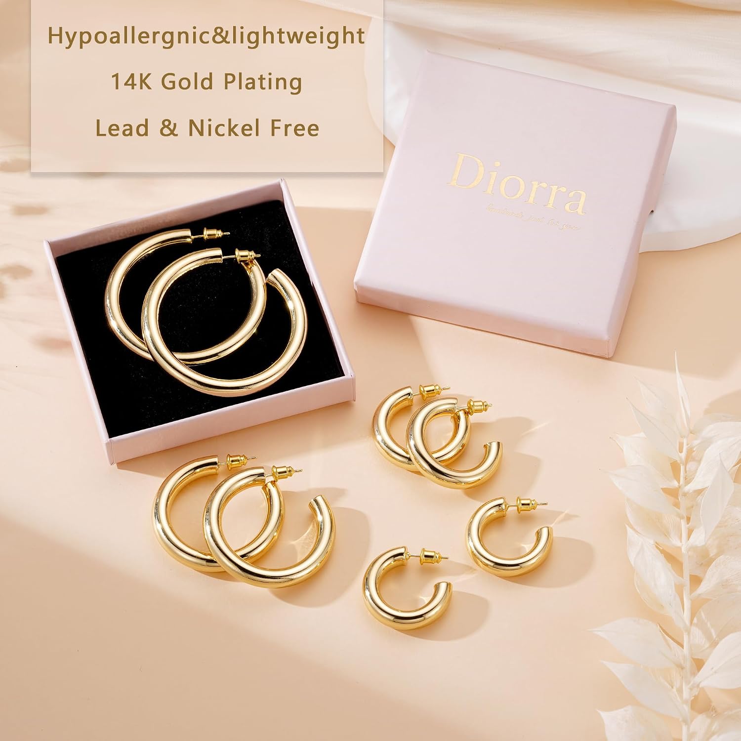 Detalle de Sterling Silver Hoop Earrings