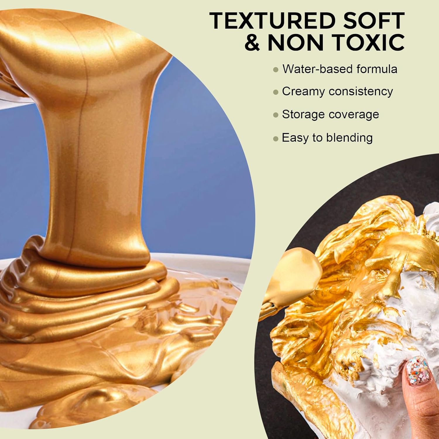 Thumbnail 2 de Nicpro 750 ml peinture acrylique métallisée 🎨