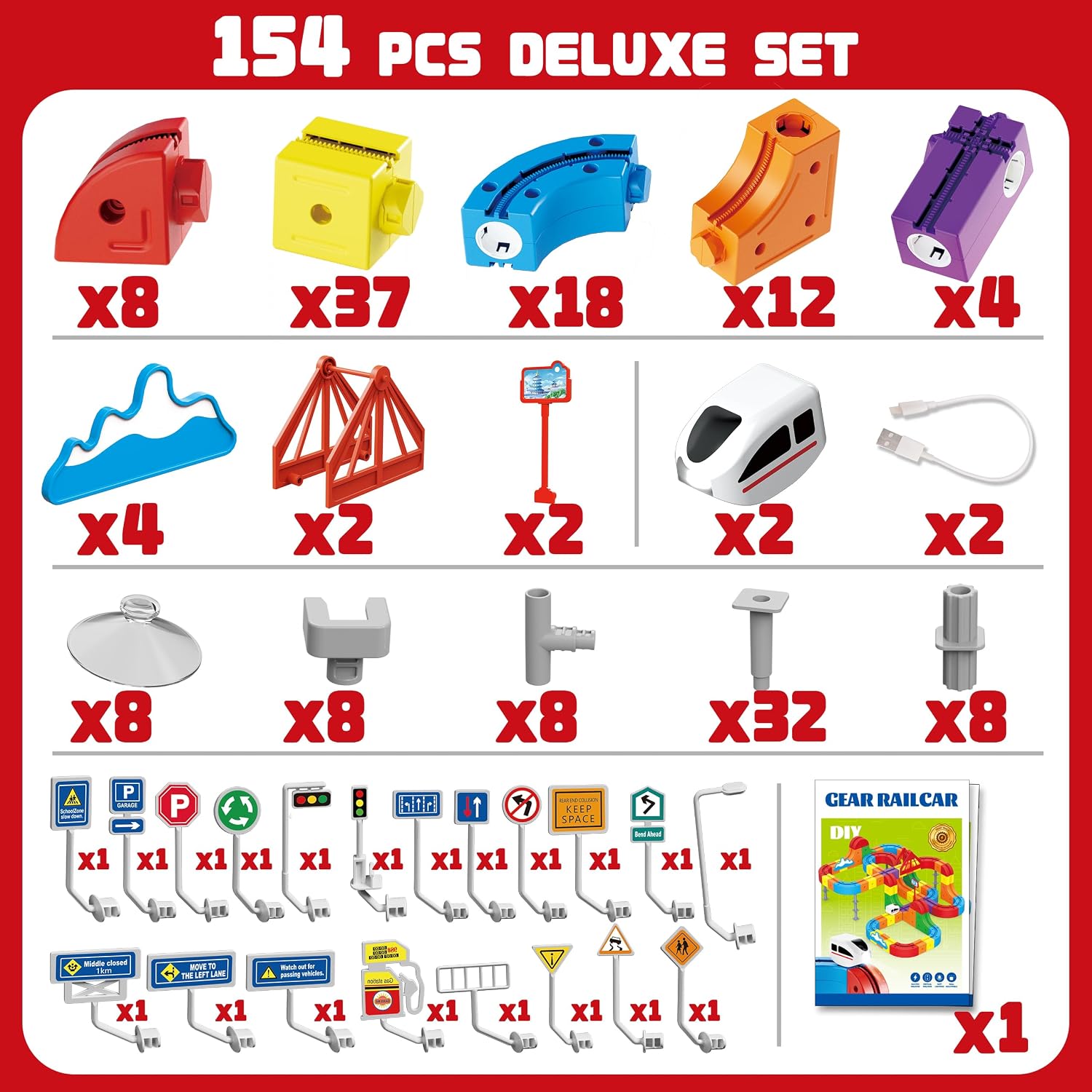 Detalle 2 de Electric Train Track Set
